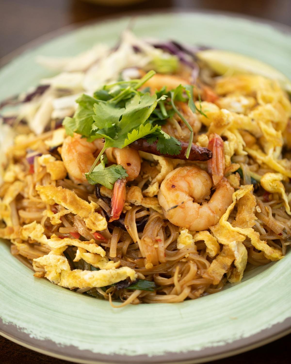 a close up of a plate of food
